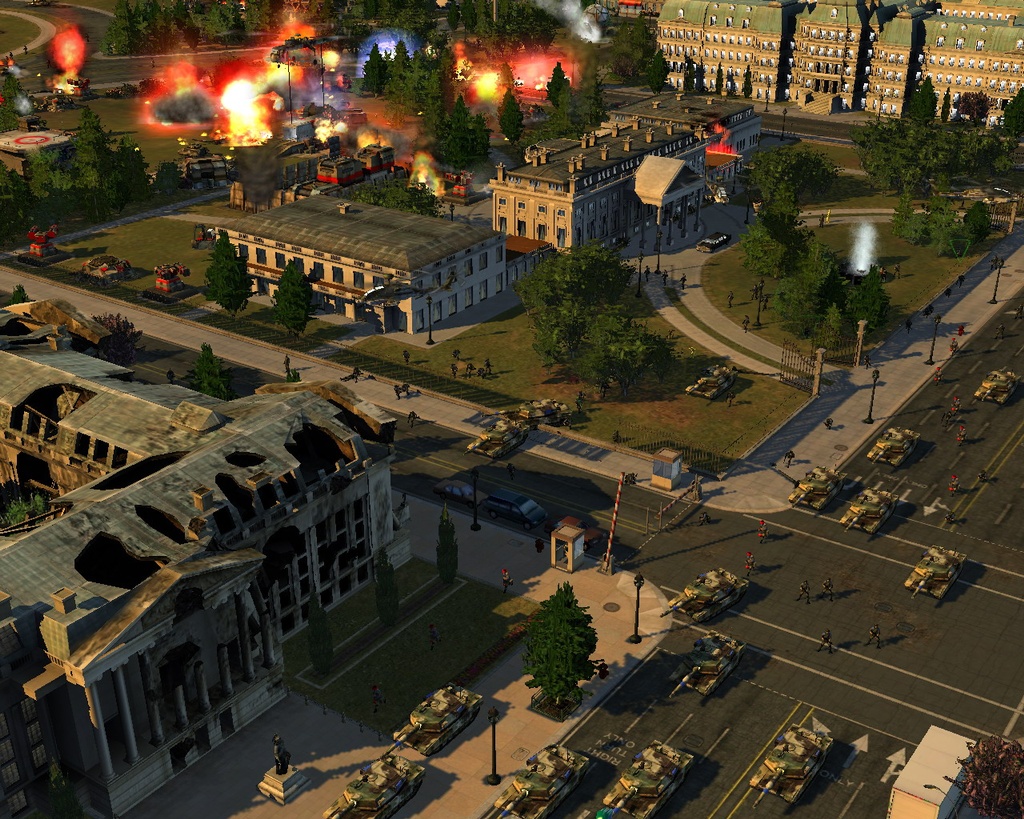 Скриншот геймплея Act of War: Direct Action