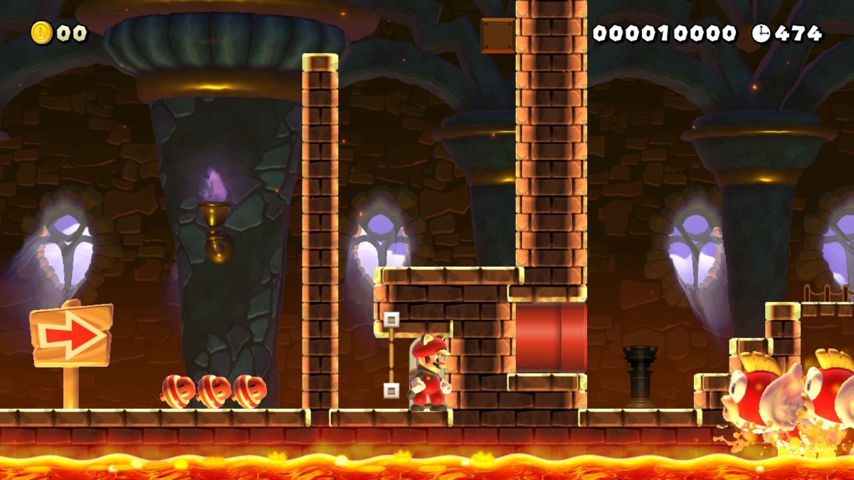 Скриншот игрового процесса Super Mario Maker 2
