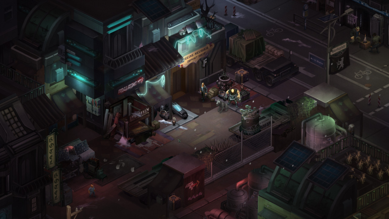 Скриншот геймплея Shadowrun: Dragonfall - Director's Cut