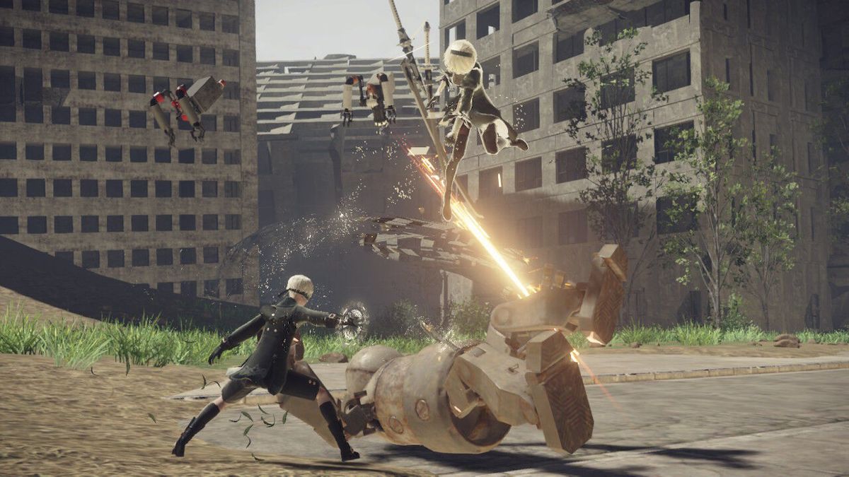 Скриншот игрового процесса NieR:Automata The End of YoRHa Edition