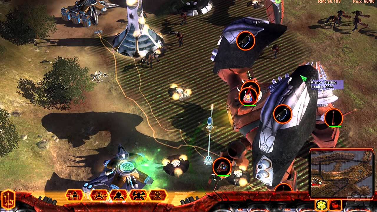 Скриншот геймплея Universe at War: Earth Assault
