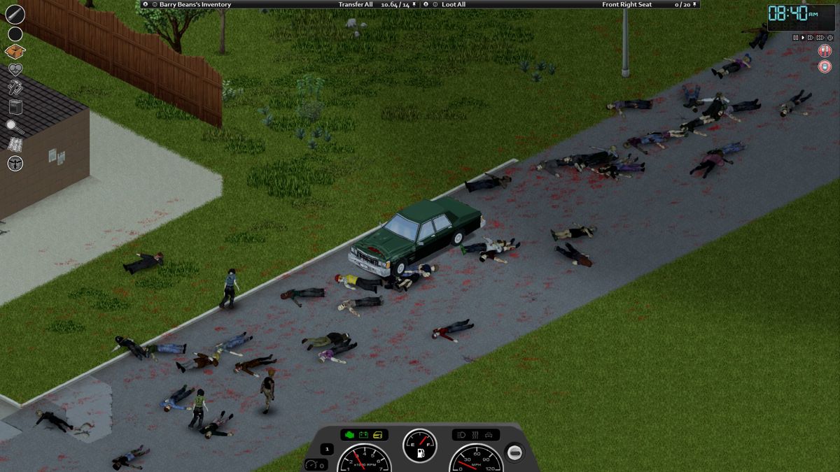 Скриншот игрового процесса Project Zomboid