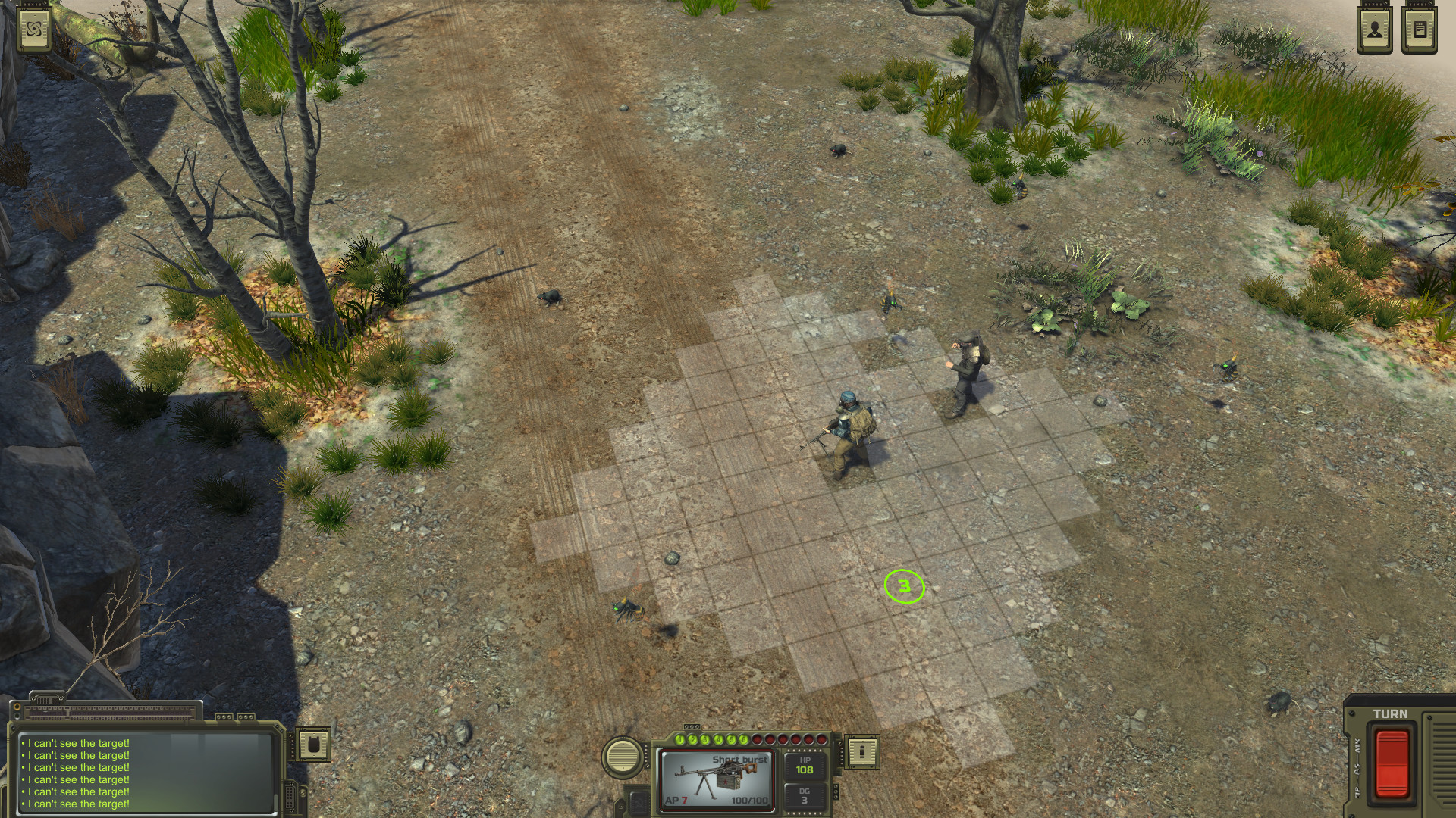 Скриншот геймплея ATOM RPG