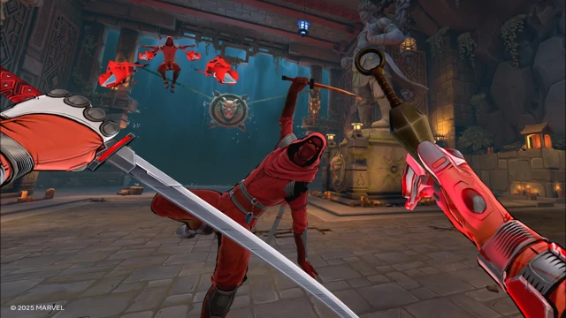 Скриншот игрового процесса Marvel's Deadpool VR