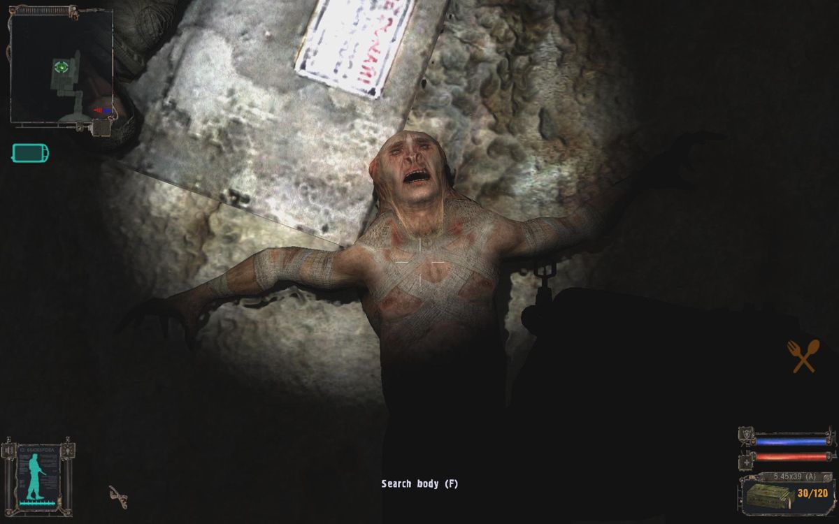 Скриншот игрового процесса S.T.A.L.K.E.R.: Shadow of Chernobyl