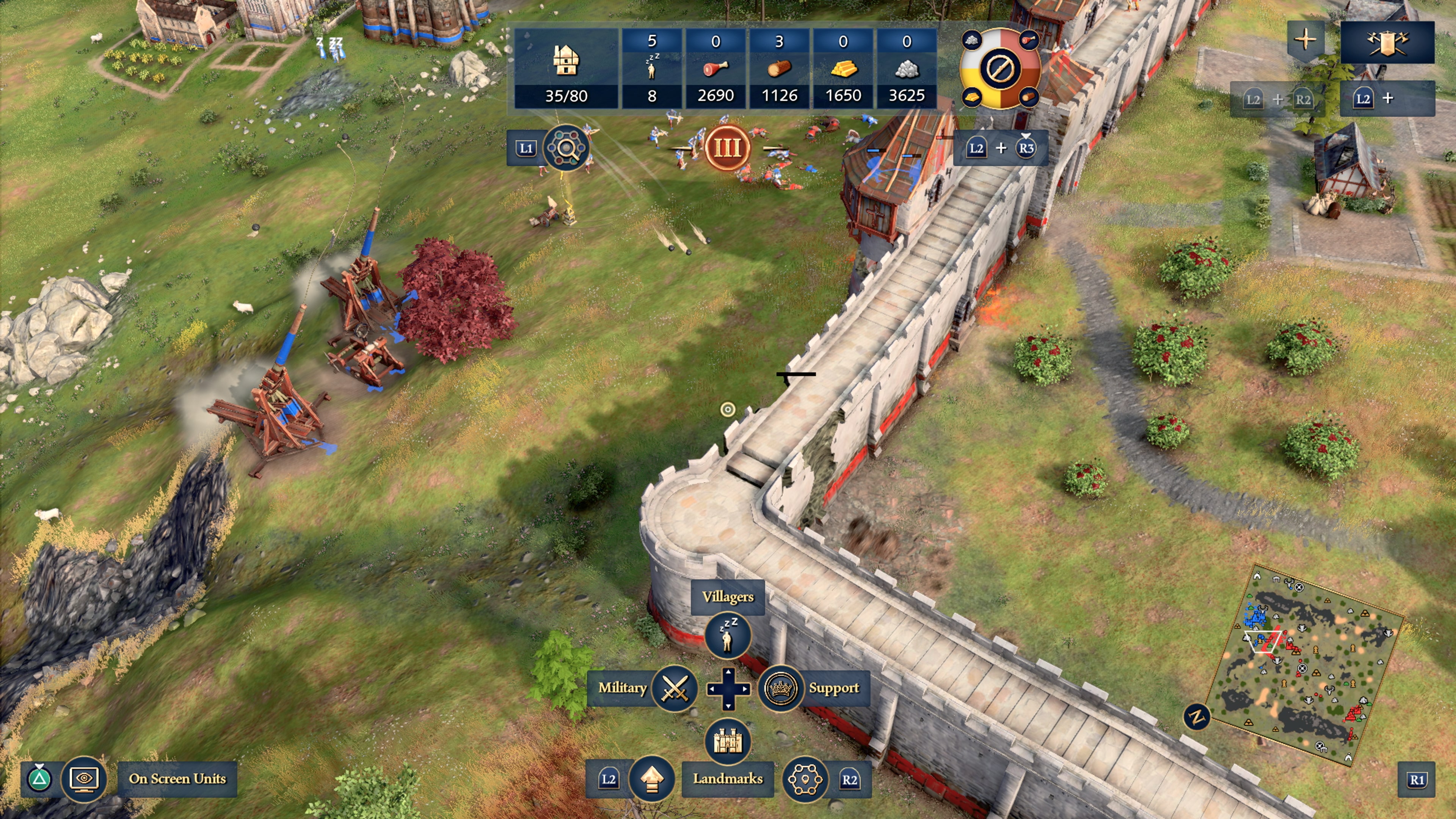 Скриншот игрового процесса Age of Empires IV: Anniversary Edition