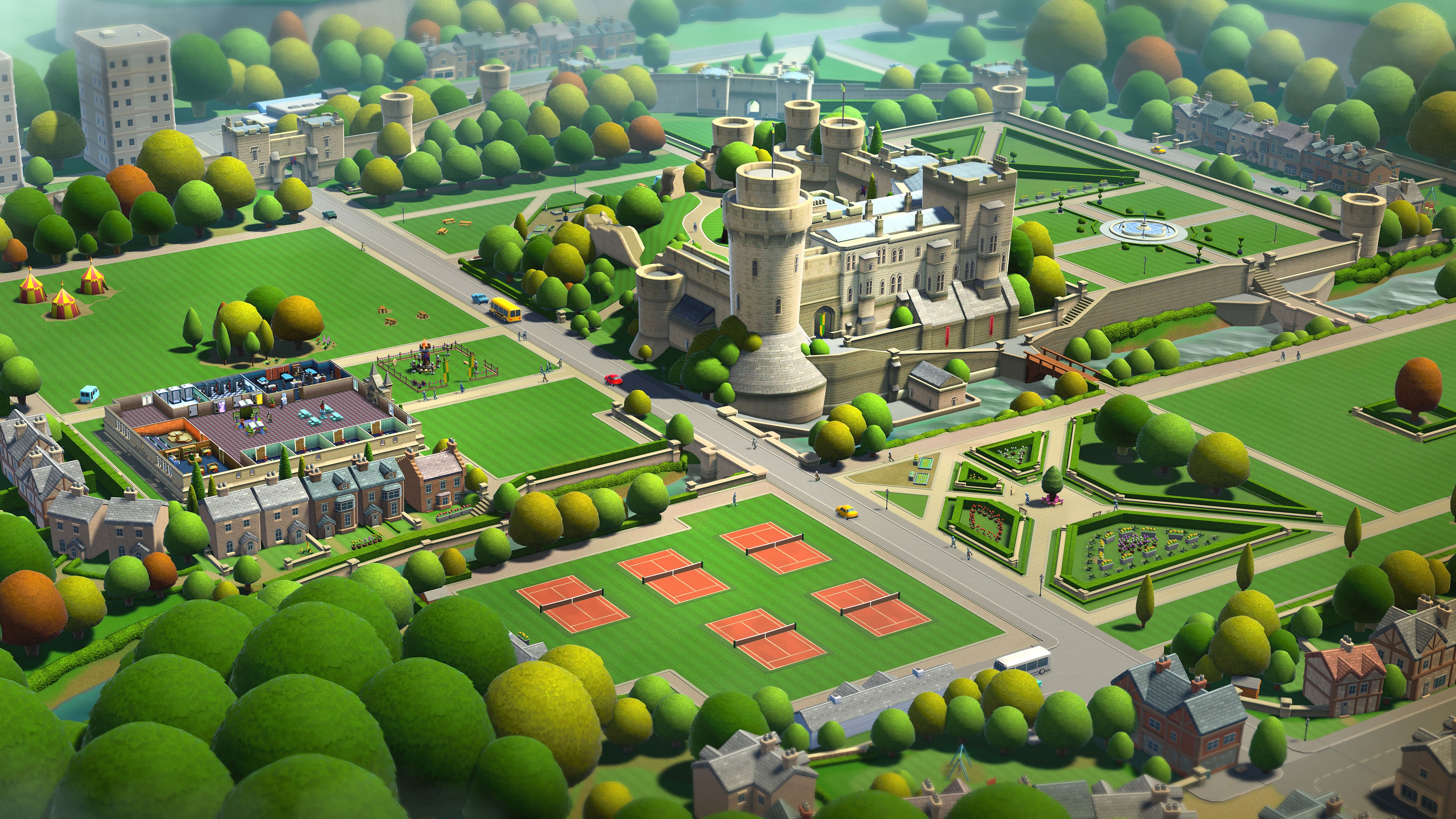 Скриншот игрового процесса Two Point Campus