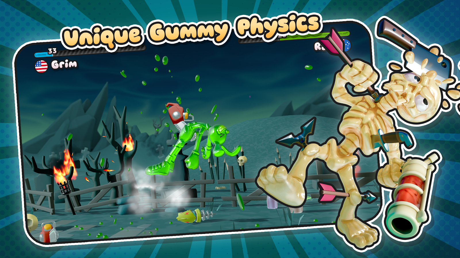 Скриншот игрового процесса Gumslinger 2: Ducks & Nukes