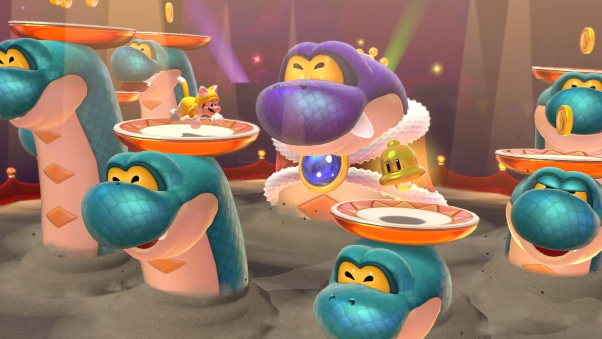 Скриншот игрового процесса Super Mario 3D World + Bowser’s Fury