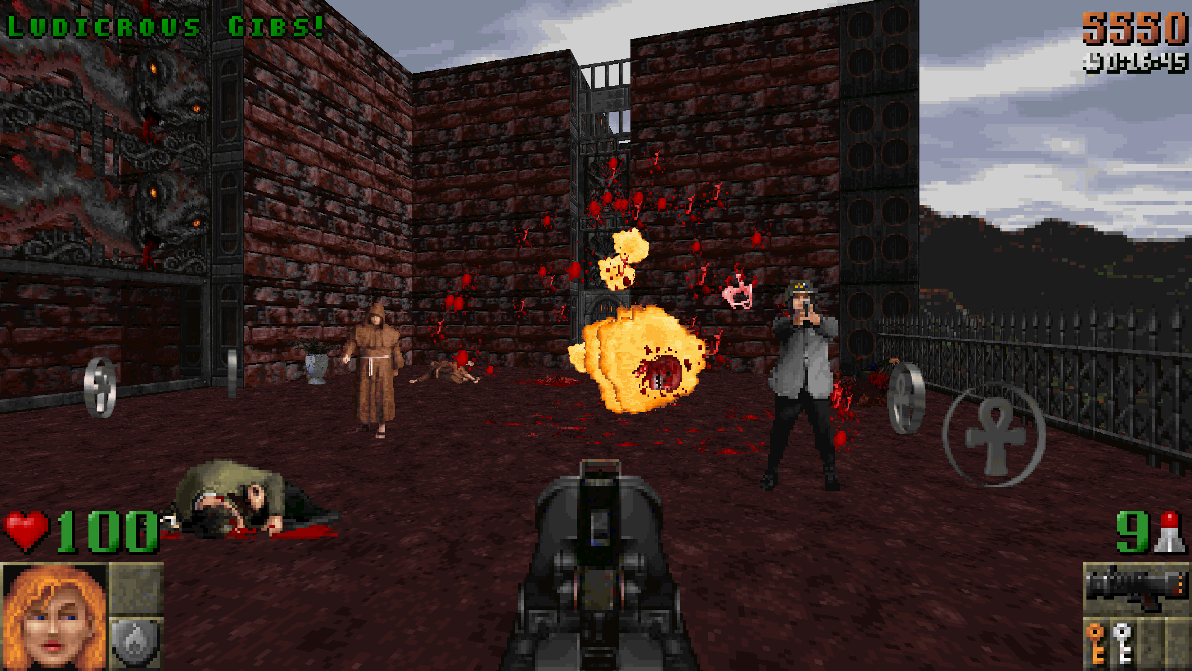 Скриншот игрового процесса Rise of the Triad: Ludicrous Edition