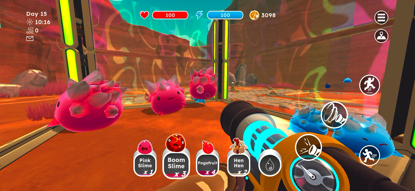 Скриншот игрового процесса Slime Rancher