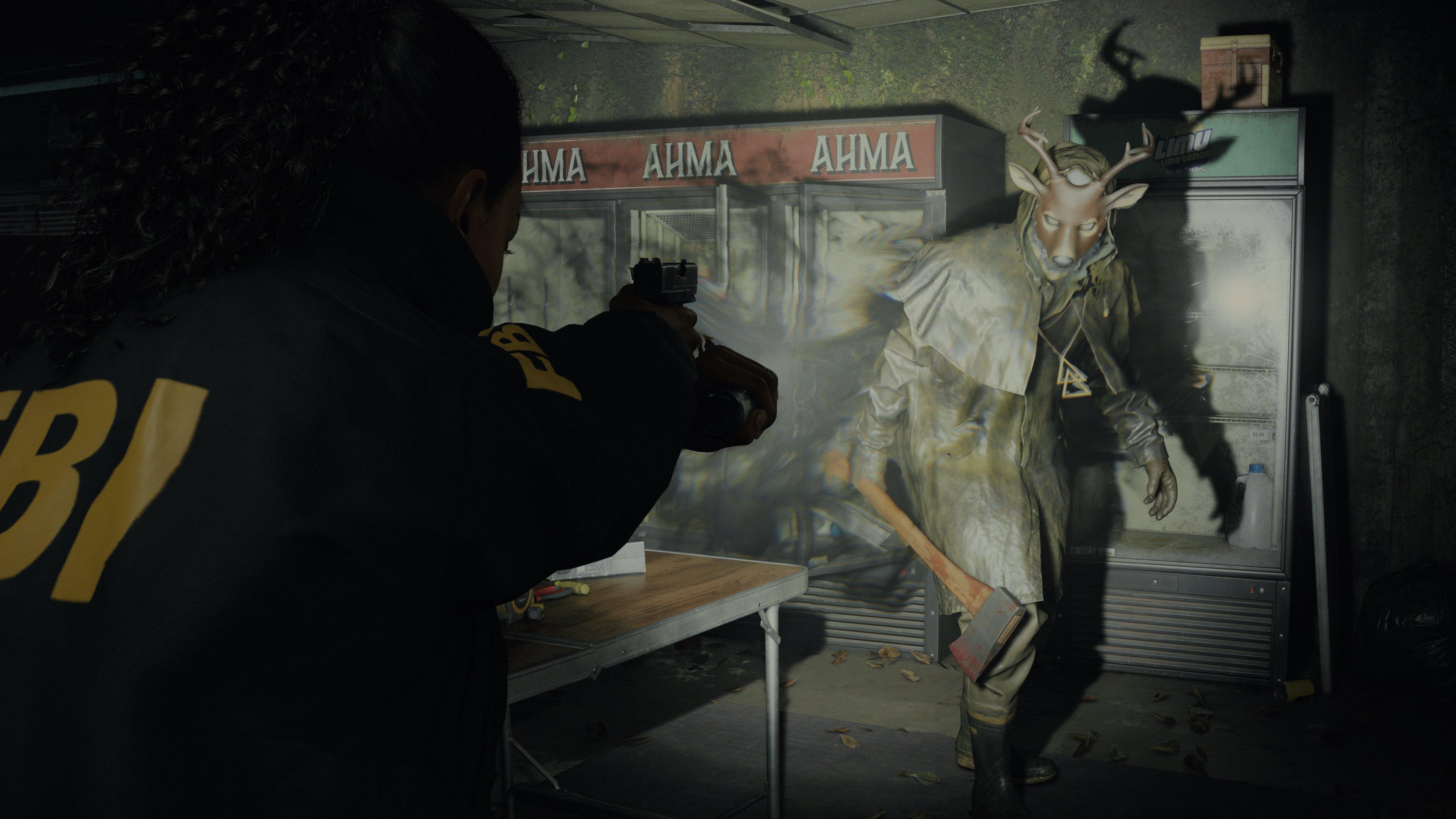 Геймплейный скриншот Alan Wake 2