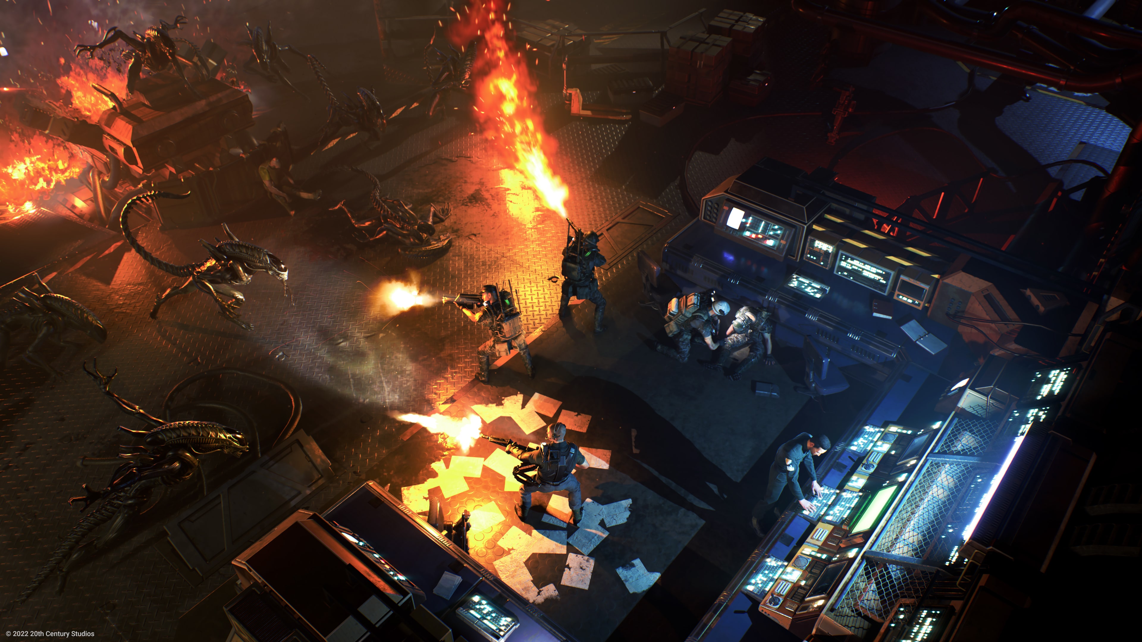 Скриншот игрового процесса Aliens: Dark Descent