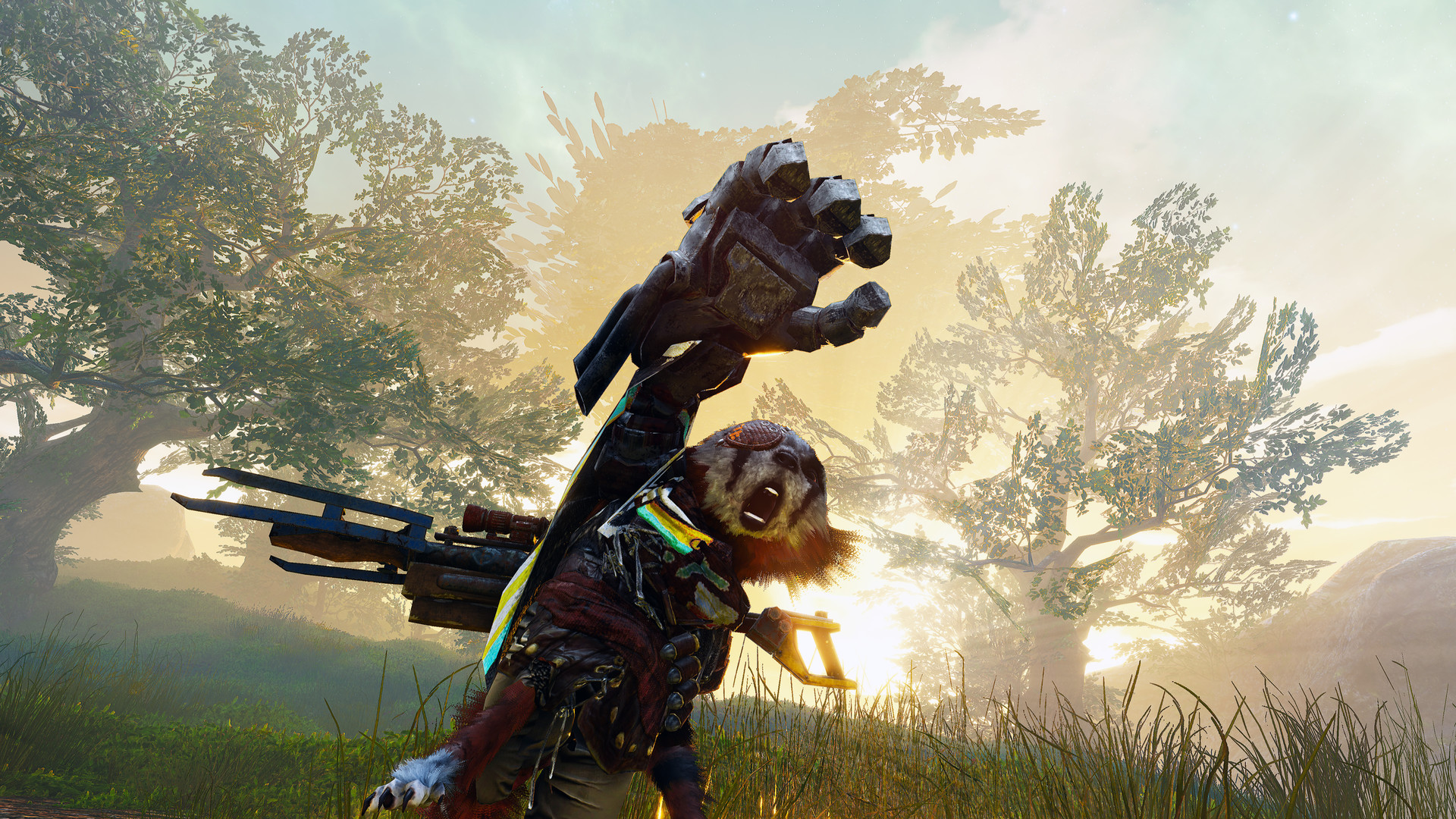 Скриншот геймплея BIOMUTANT