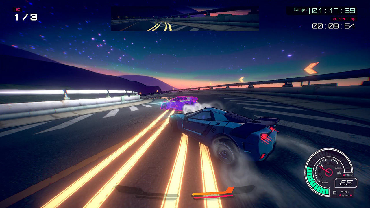 Скриншот геймплея Inertial Drift