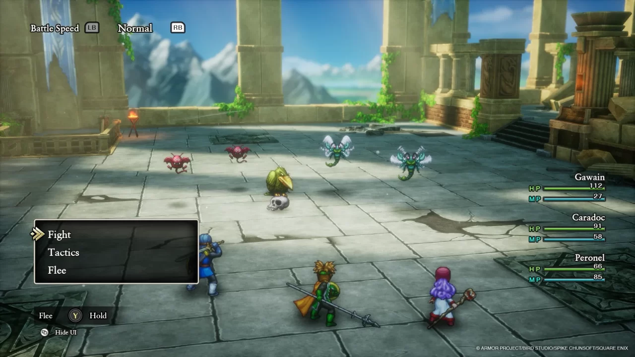 Скриншот геймплея Dragon Quest I & II HD-2D Remake