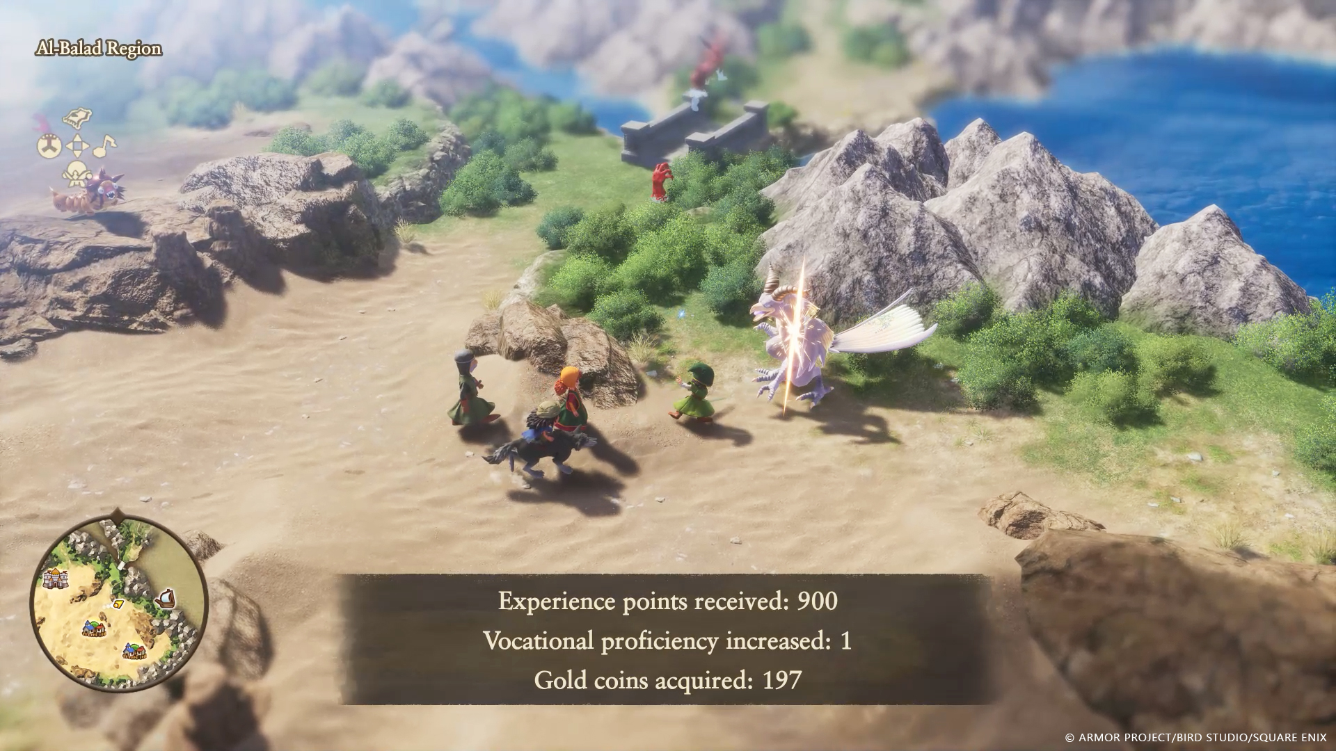 Скриншот геймплея Dragon Quest VII Reimagined