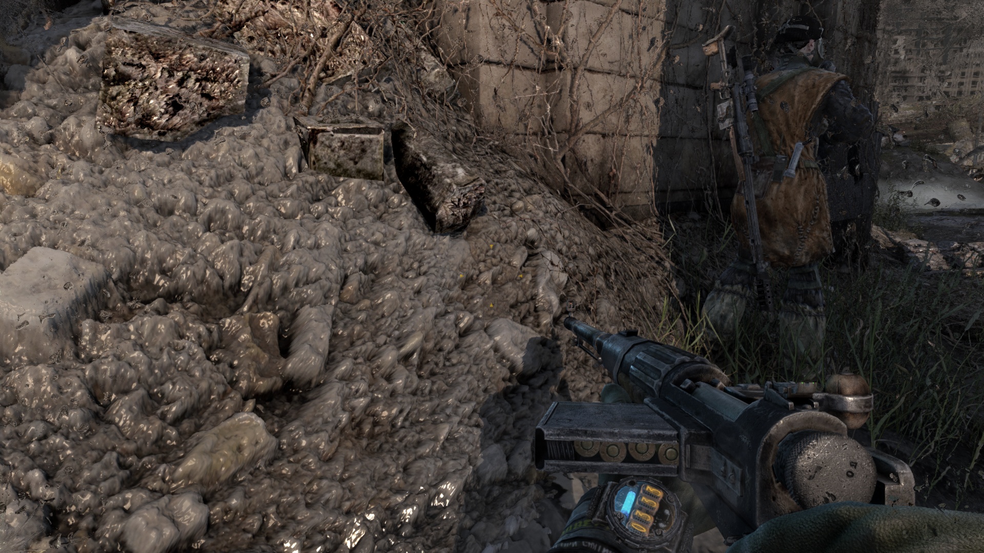 Геймплейный скриншот Metro: Last Light Redux