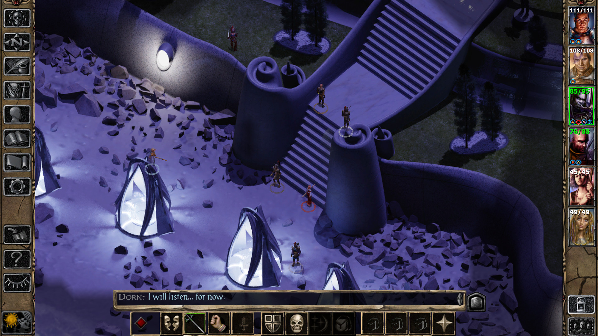 Baldur's Gate II — магическая битва в подземелье