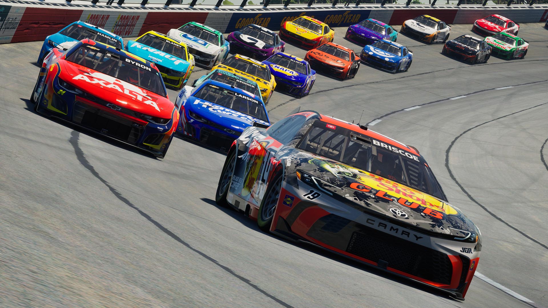 Скриншот игрового процесса NASCAR 25