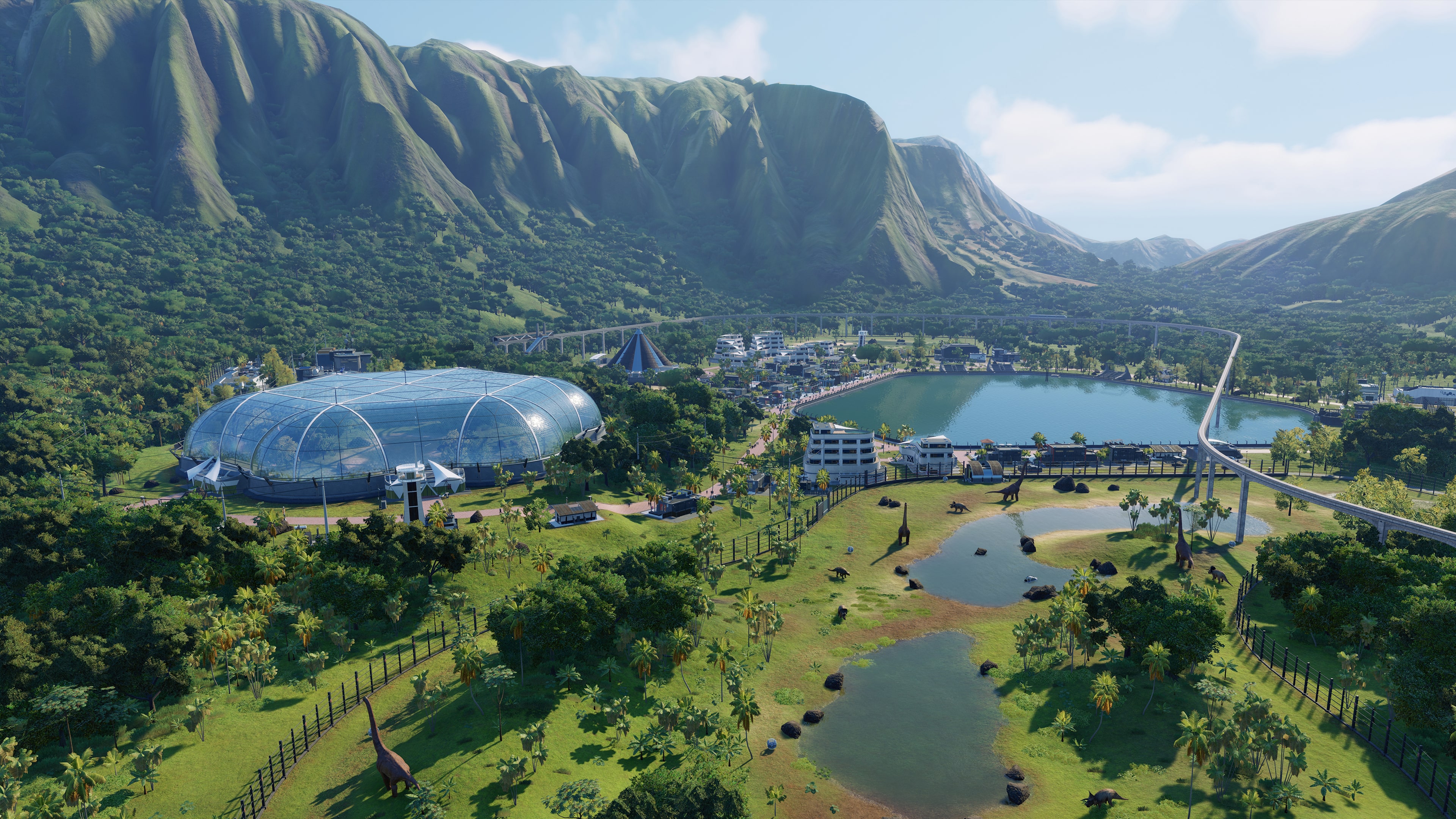 Скриншот игрового процесса Jurassic World Evolution 2