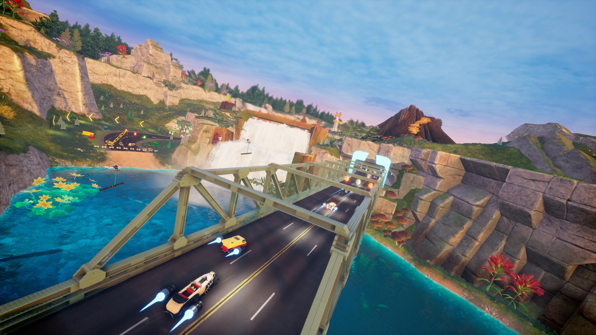 Скриншот игрового процесса LEGO 2K Drive