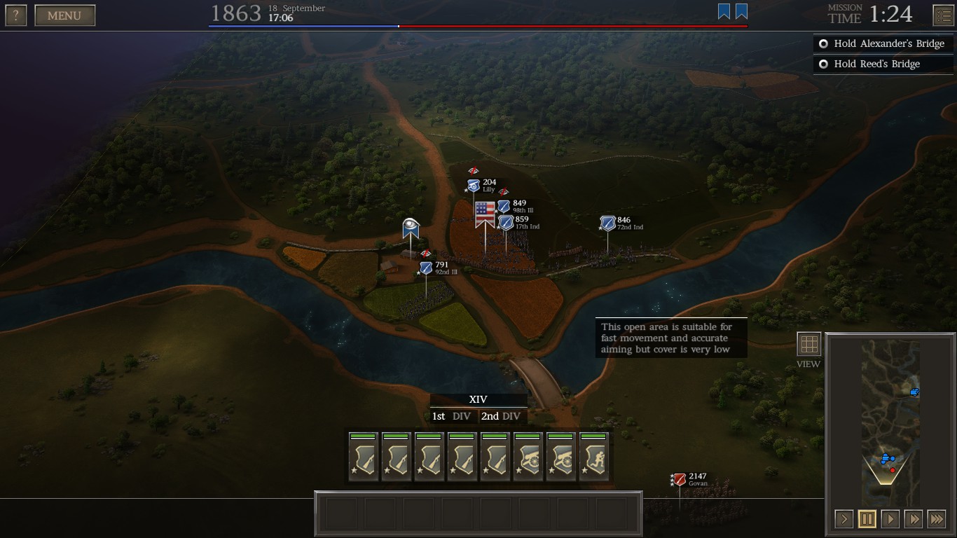 Скриншот игрового процесса Ultimate General Civil War