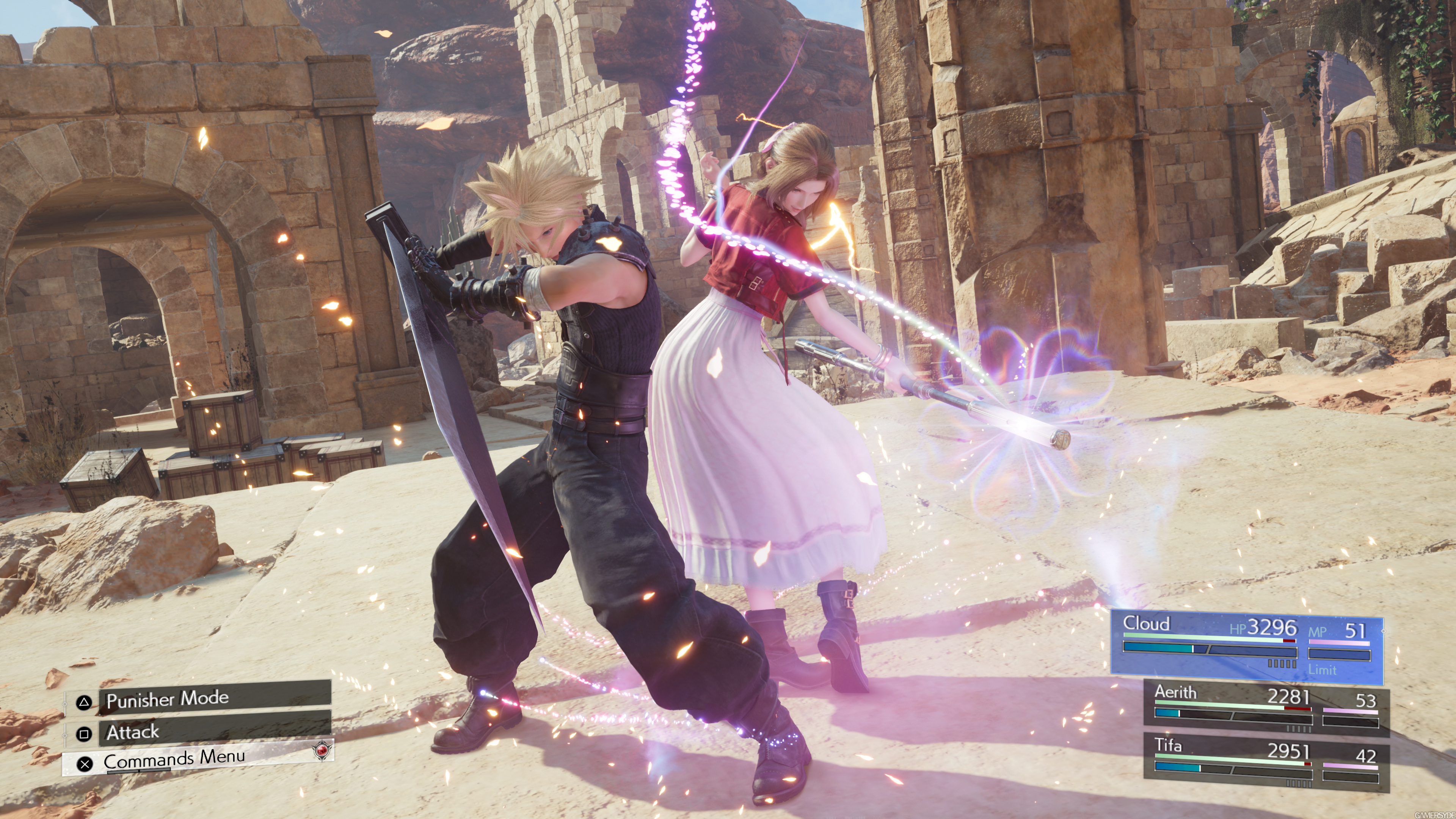 Скриншот игрового процесса Final Fantasy VII Rebirth