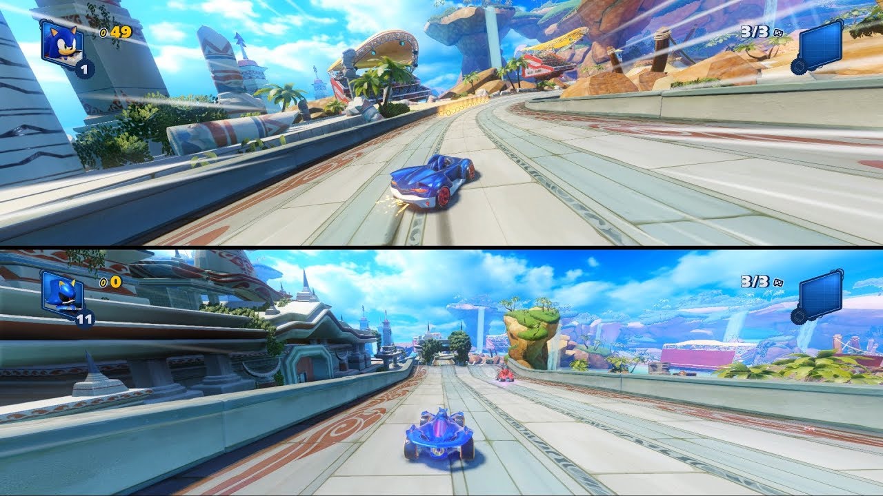 Скриншот игрового процесса Team Sonic Racing