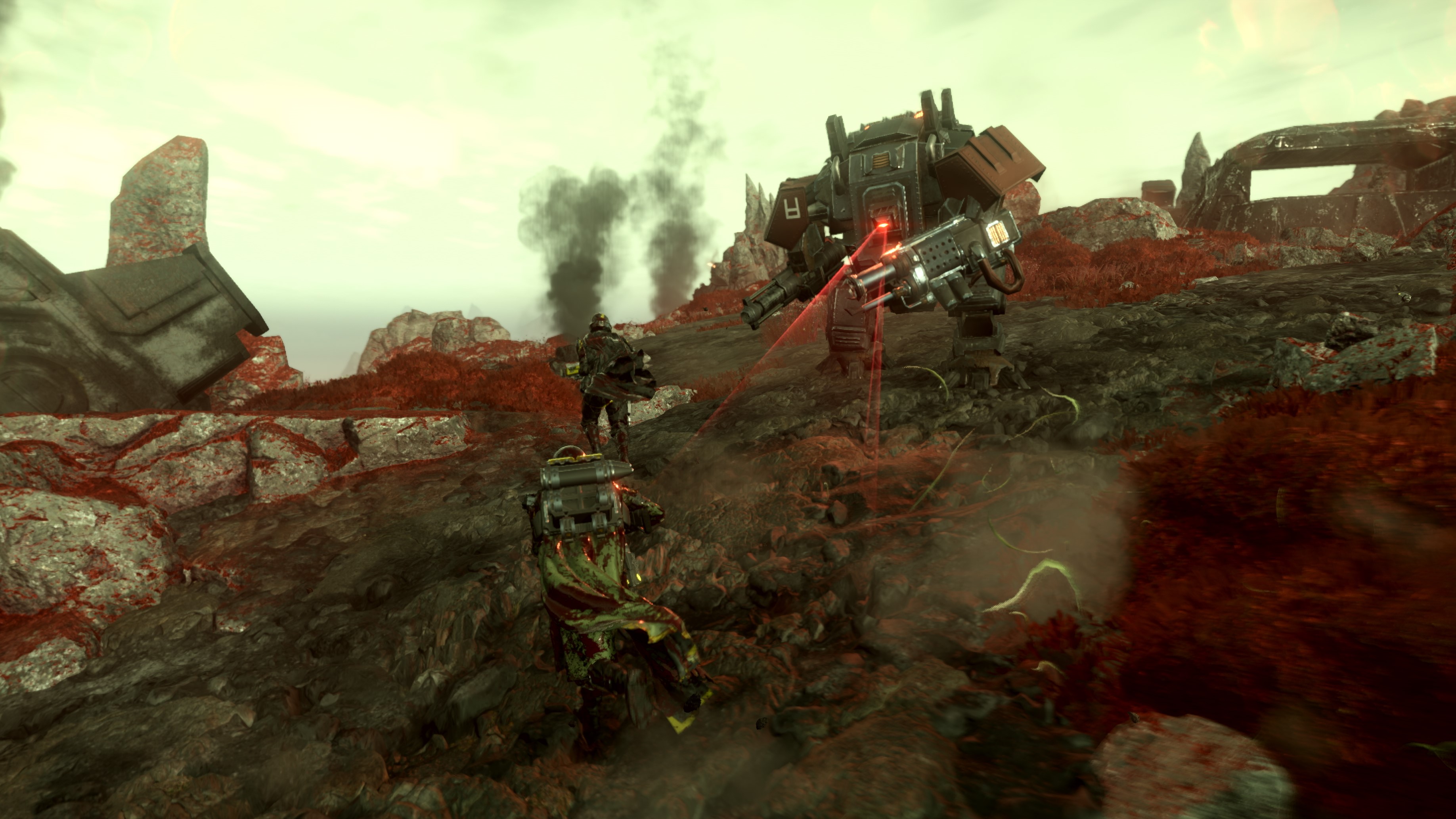 Скриншот игрового процесса Helldivers 2