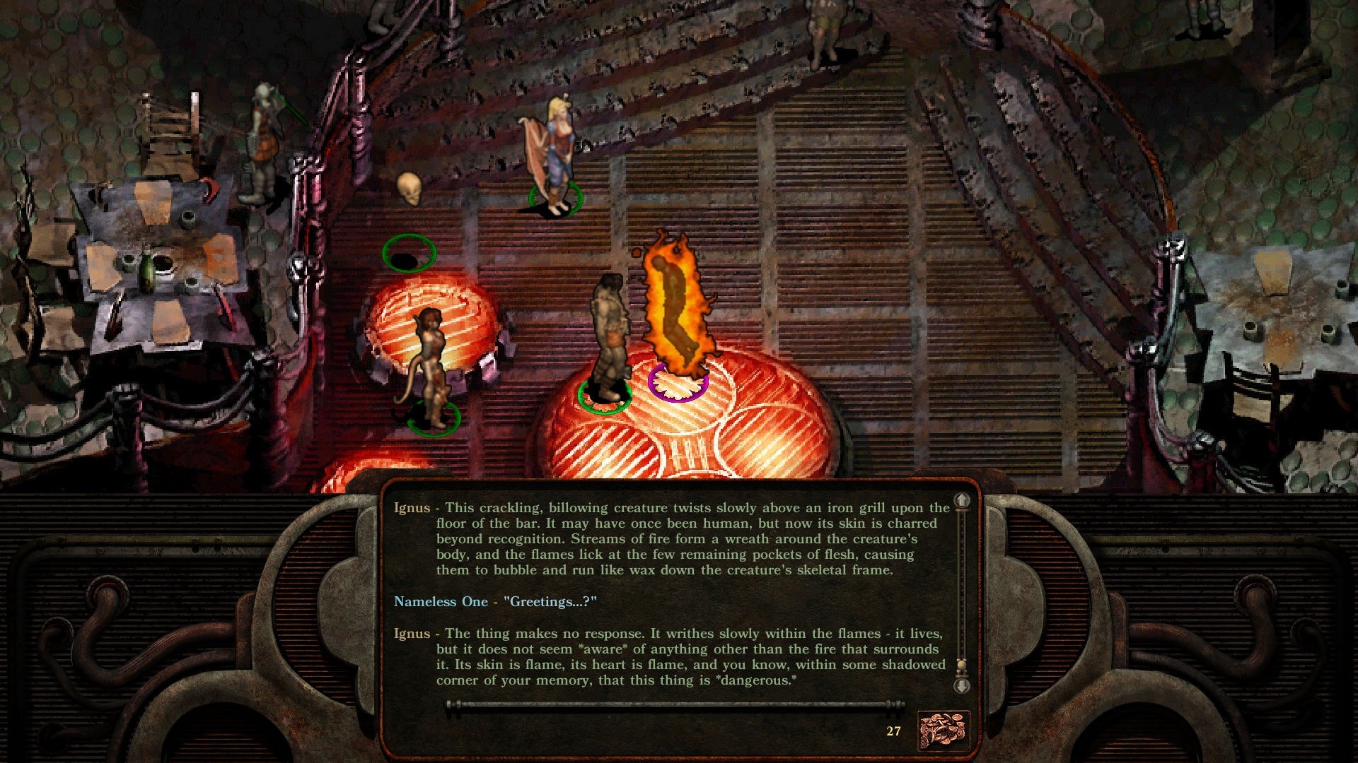 Игровой процесс Planescape: Torment