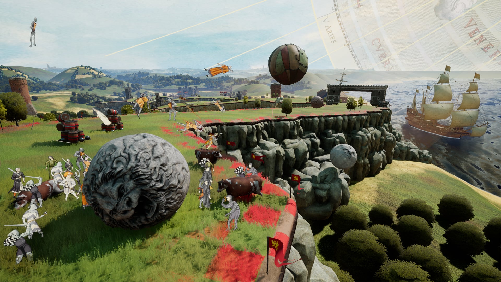 Игровой процесс Rock of Ages 2: Bigger & Boulder