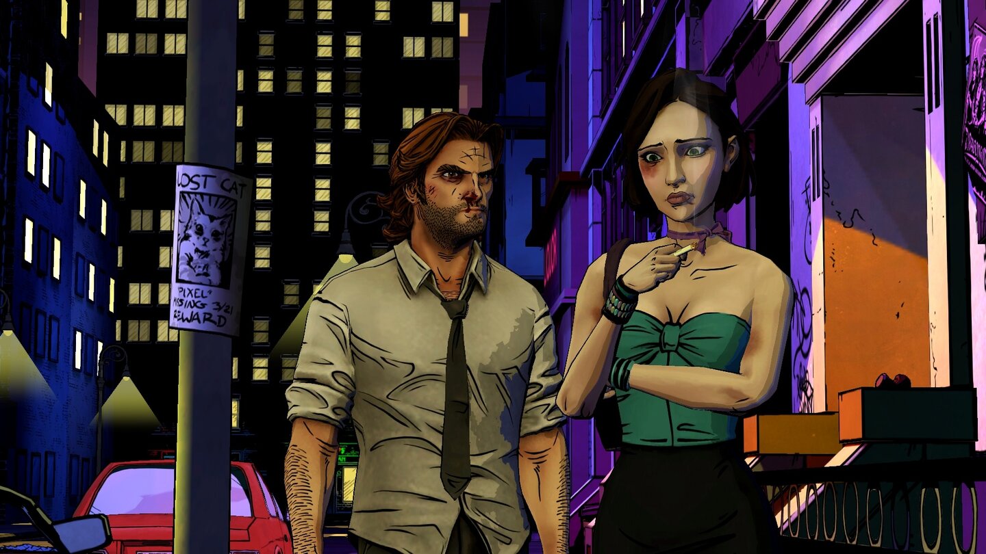 Скриншот игрового процесса The Wolf Among Us