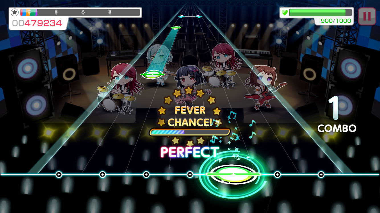 Геймплей BanG Dream Girls Band Party
