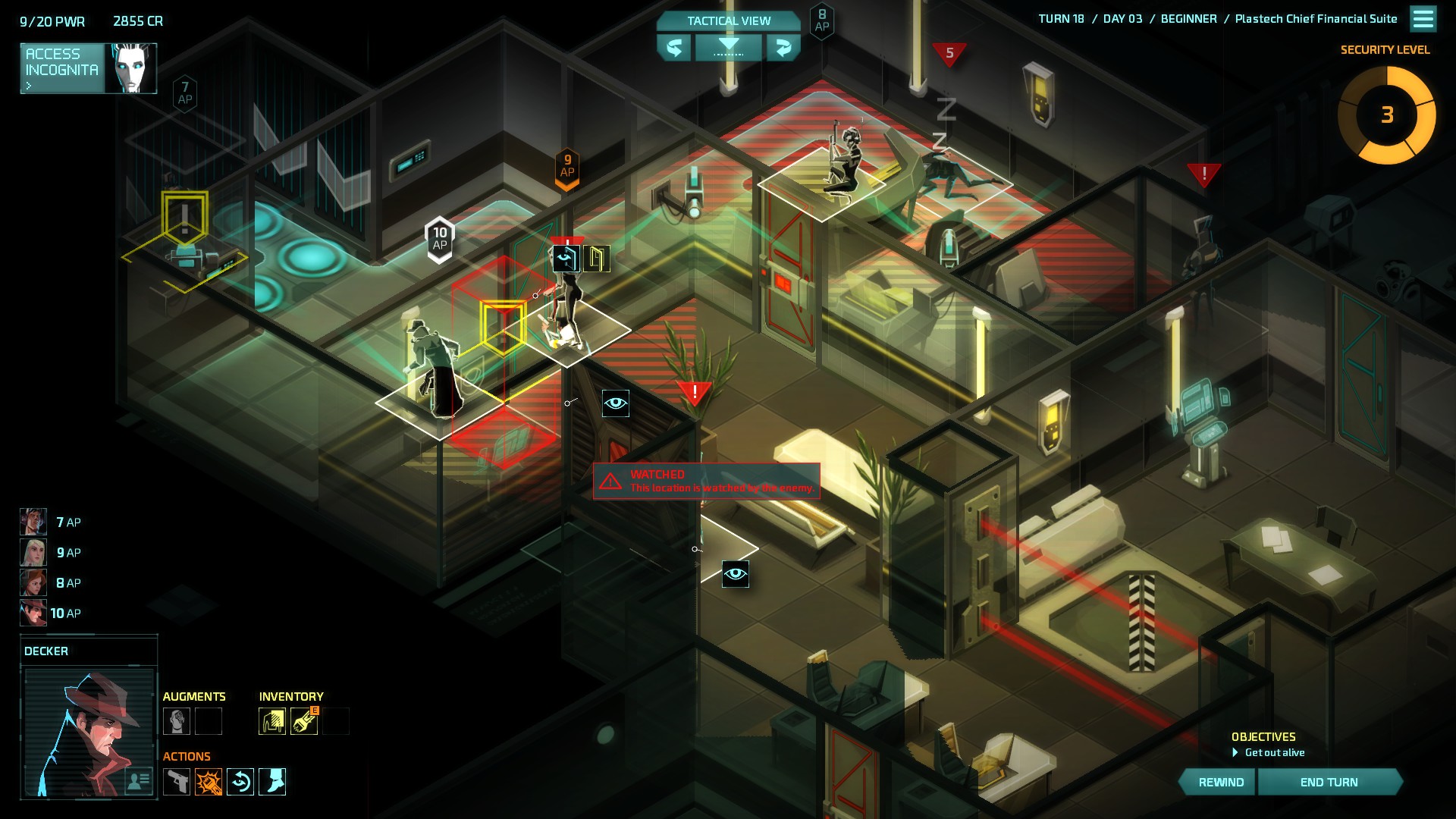Геймплей Invisible, Inc.