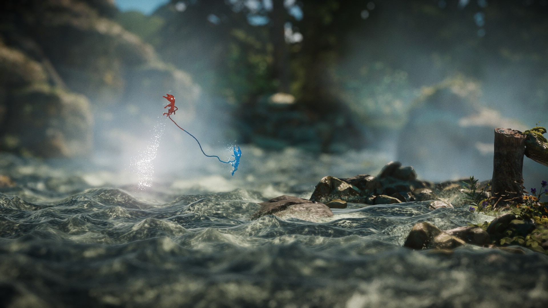 Скриншот игрового процесса Unravel Two