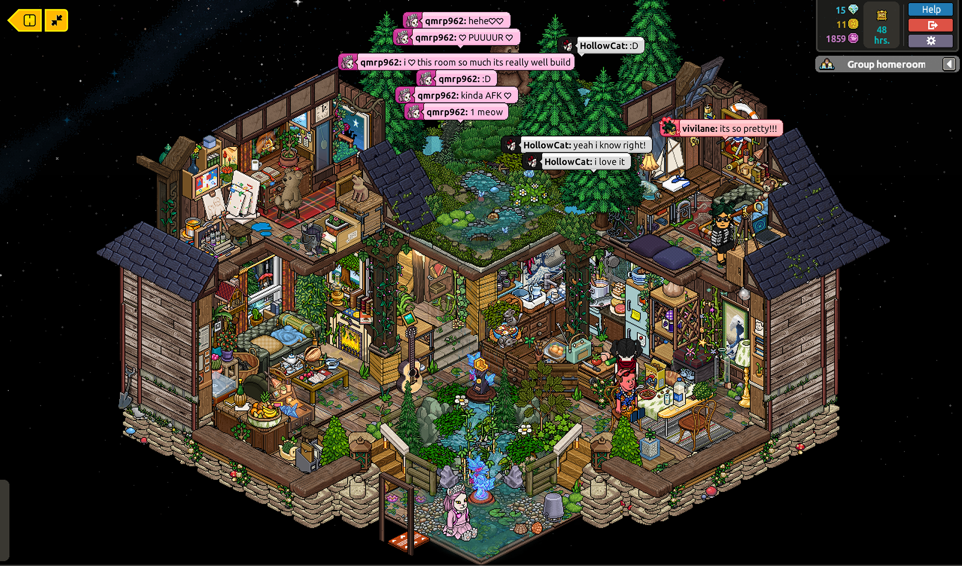 Скриншот игры Habbo