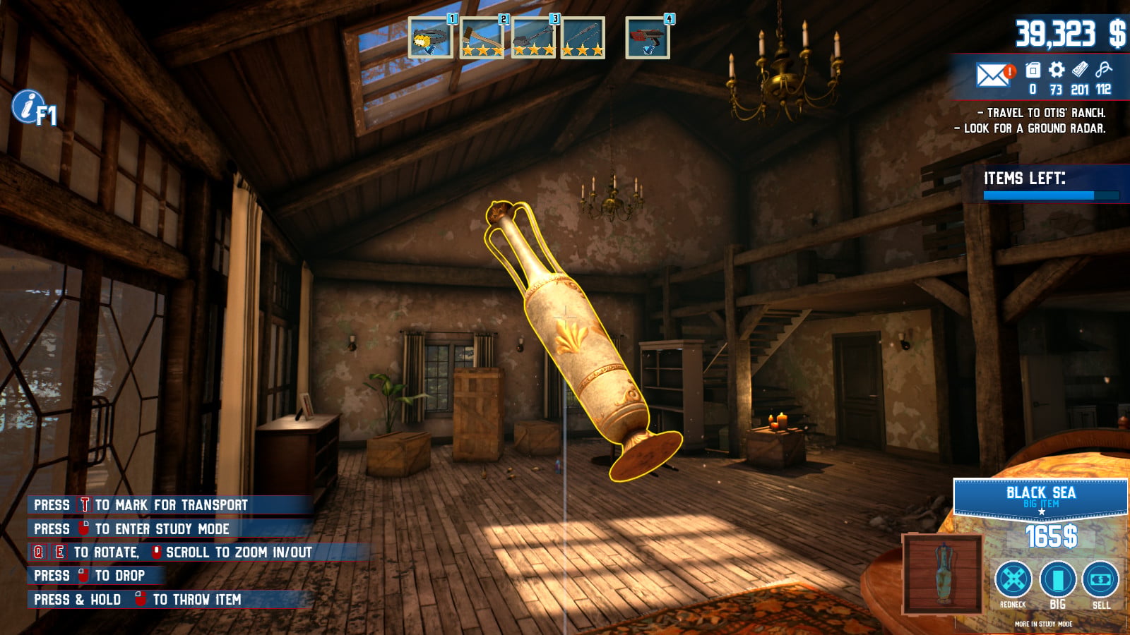 Геймплей Barn Finders