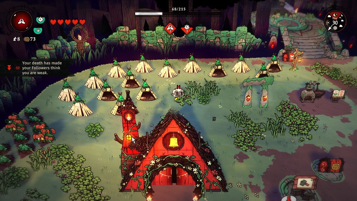 Игровой процесс Cult of the Lamb