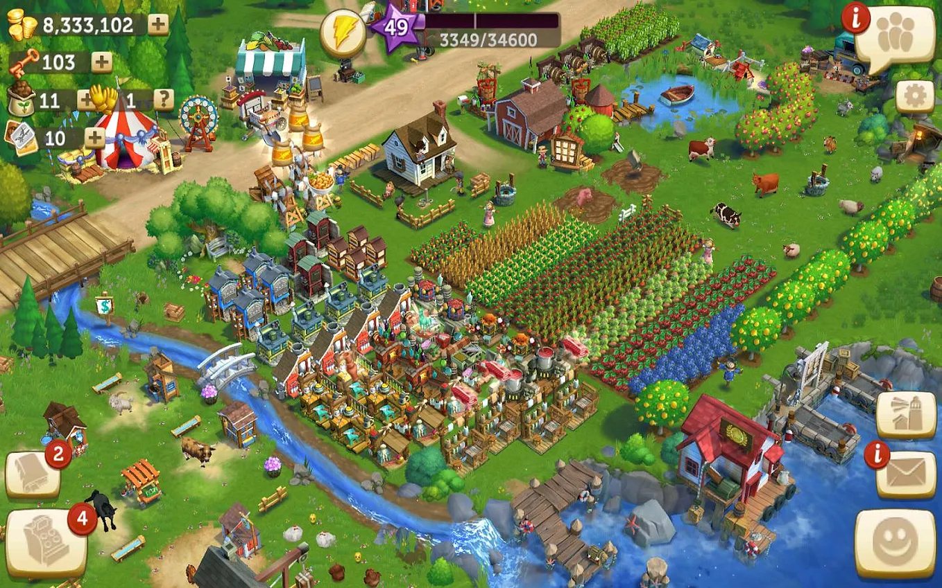 Скриншот игрового процесса FarmVille 2 Country Escape