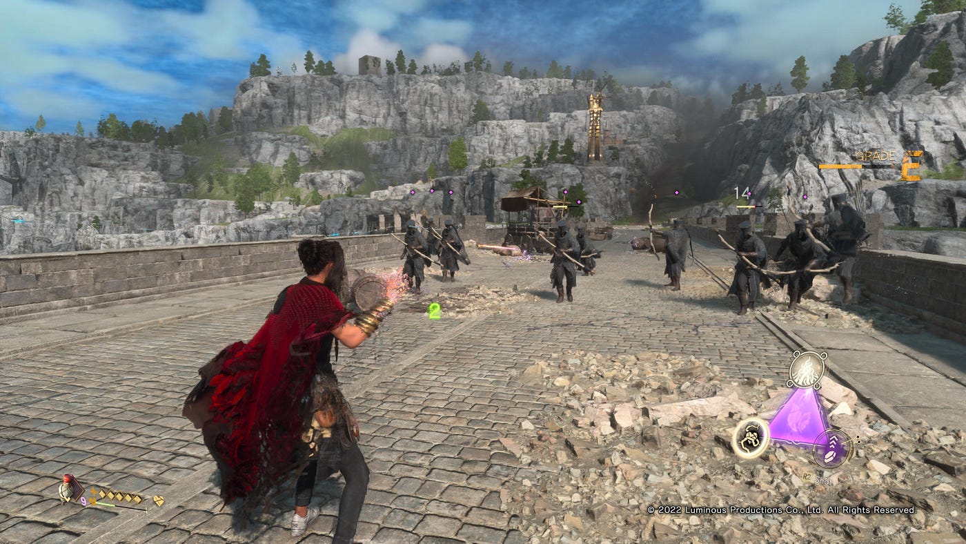 Скриншот игрового процесса Forspoken