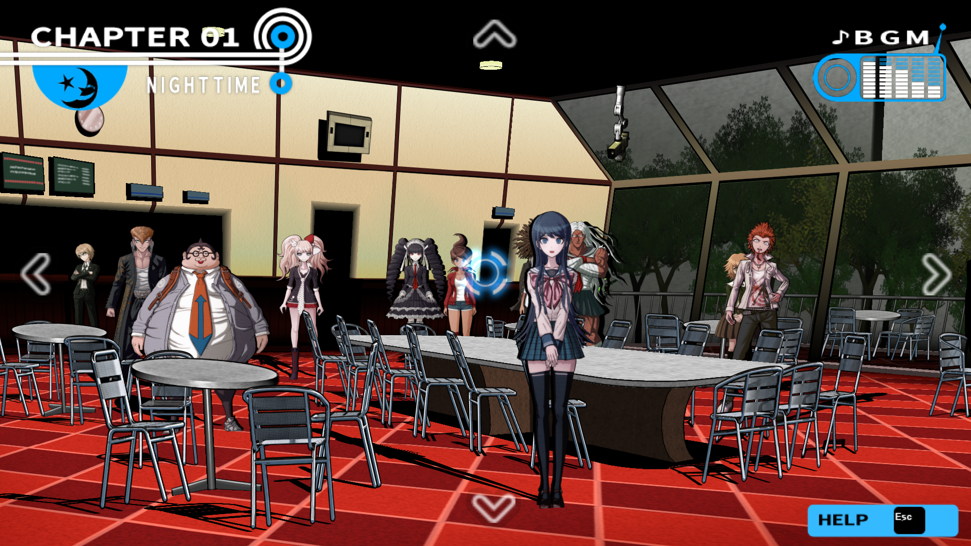 Скриншот игрового процесса Danganronpa Trigger Happy Havoc