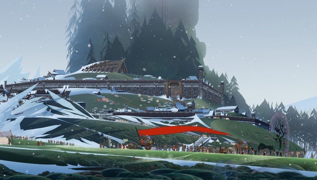 Скриншот игрового процесса The Banner Saga
