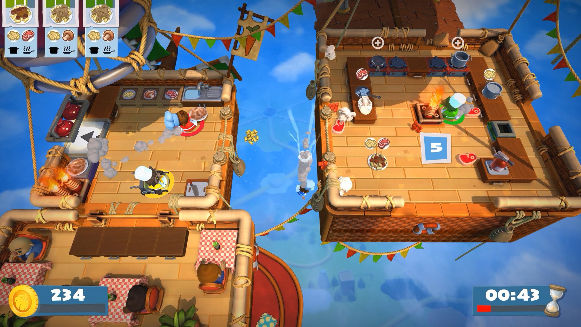 Геймплей Overcooked 2