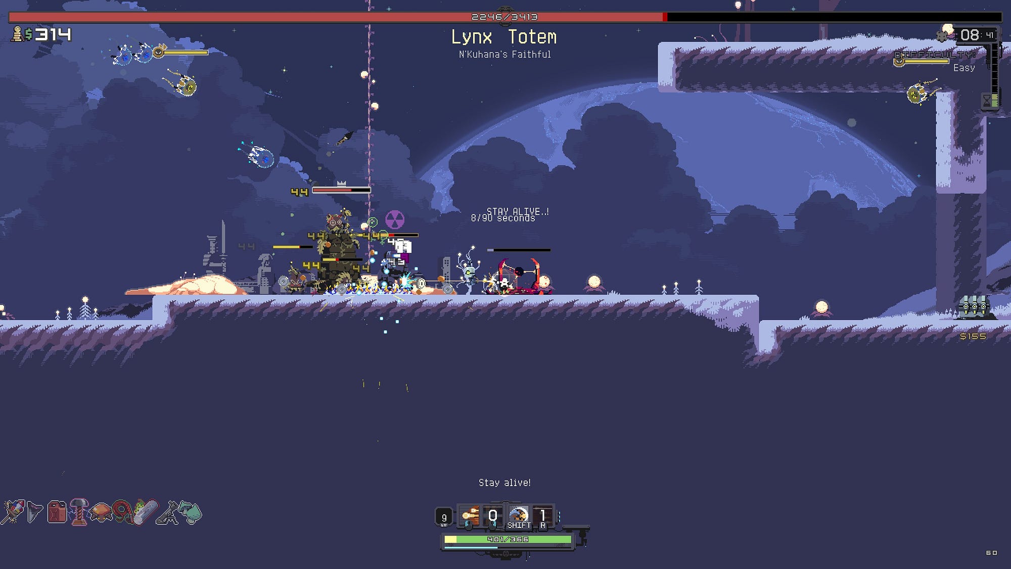 Геймплей Risk of Rain Returns