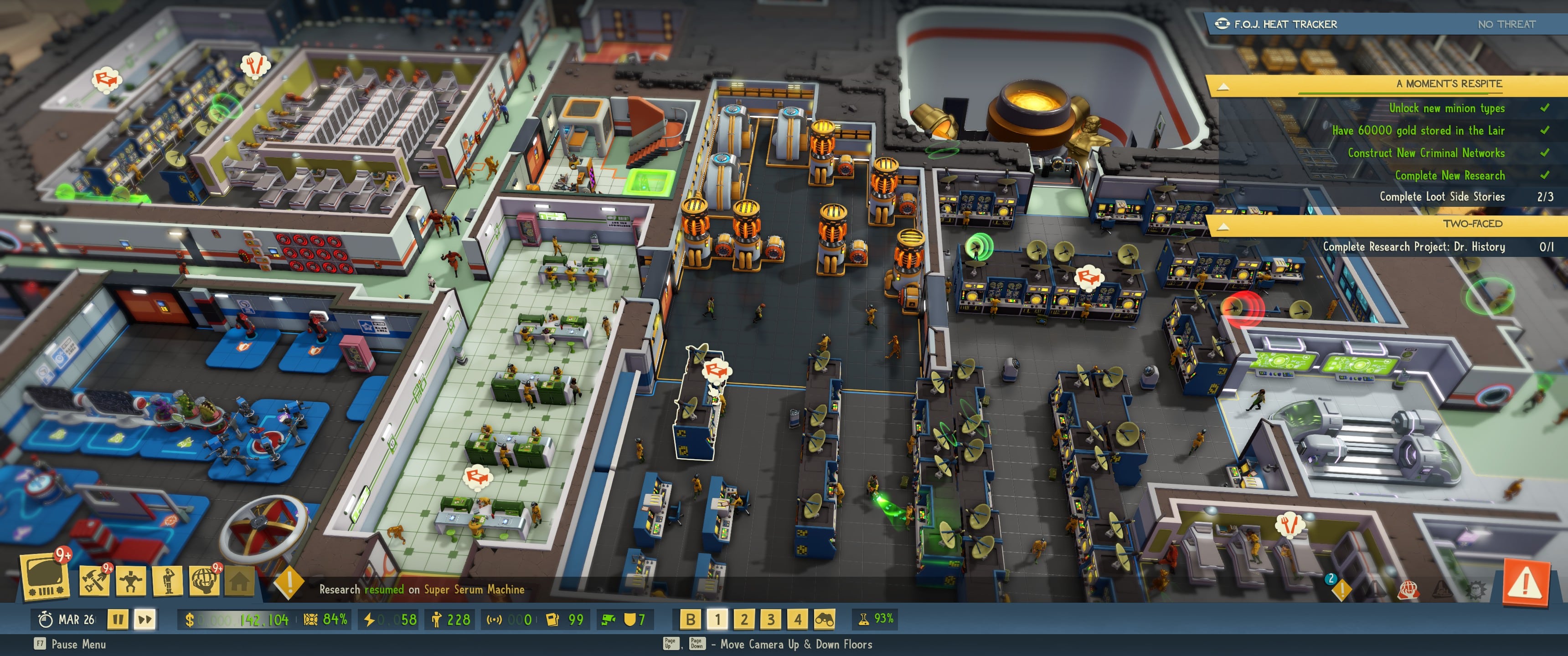 Геймплей Evil Genius 2 World Domination