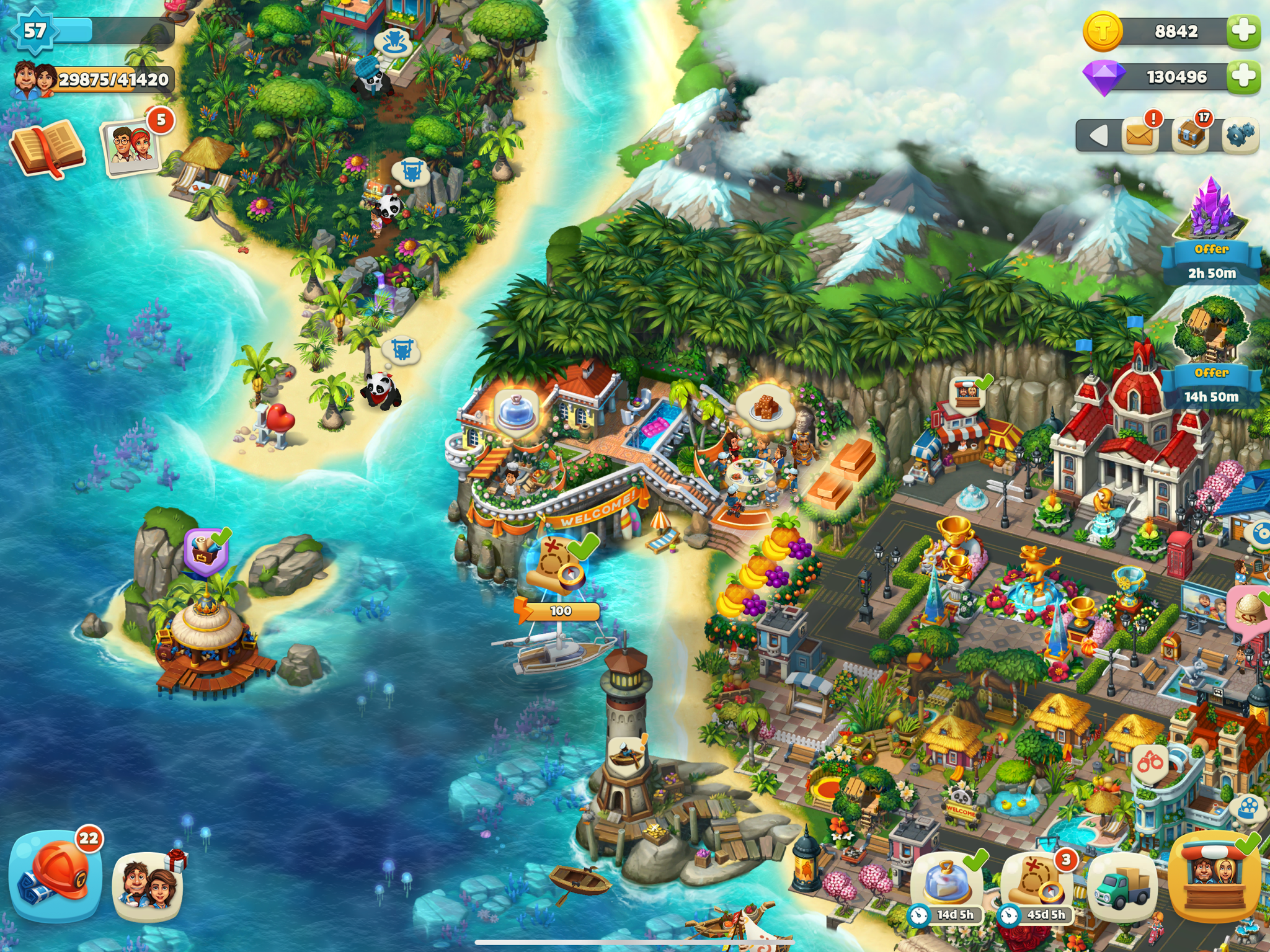 Скриншот игрового процесса Trade Island