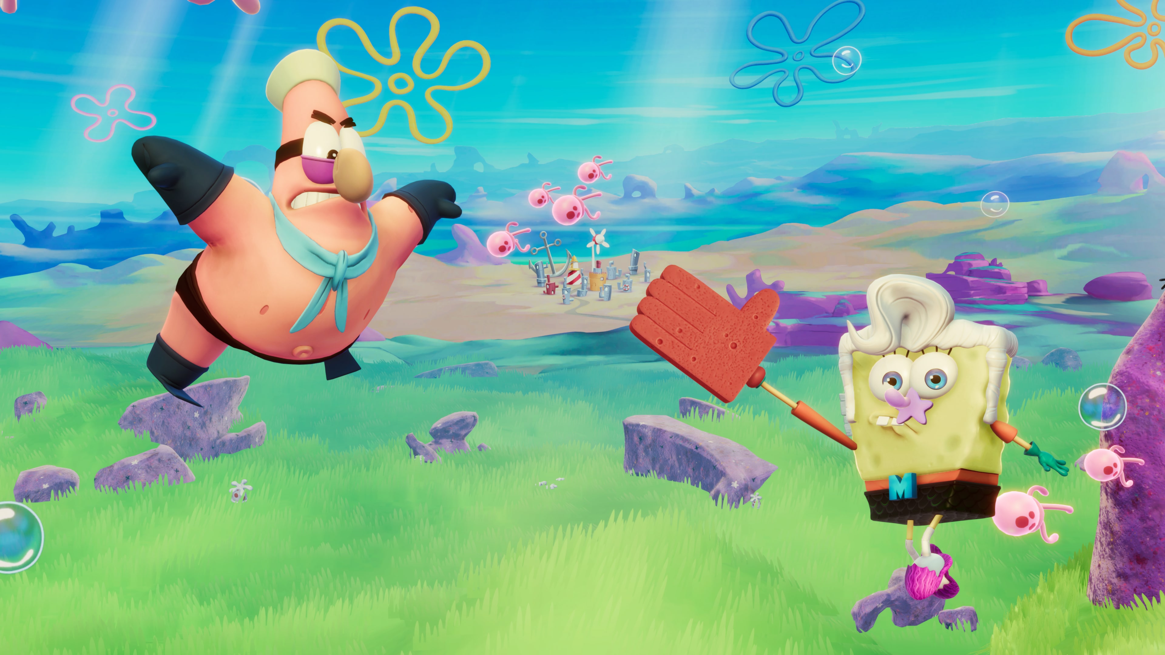 Скриншот игрового процесса Nickelodeon All-Star Brawl 2