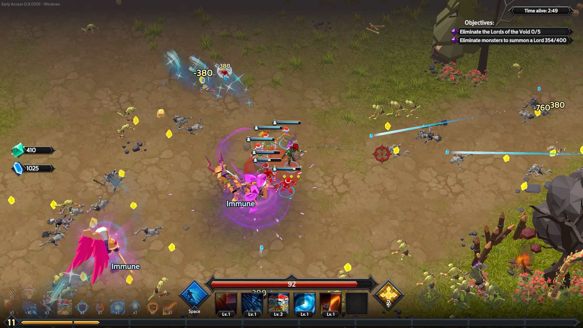Игровой процесс Soulstone Survivors