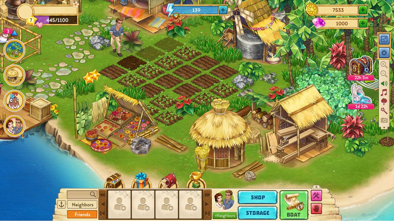Скриншот игрового процесса Taonga: The Island Farm